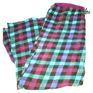 Pajama Pant Bottom Square Pattern Large